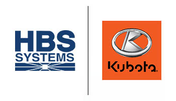 HBS Systems and Kubota logos